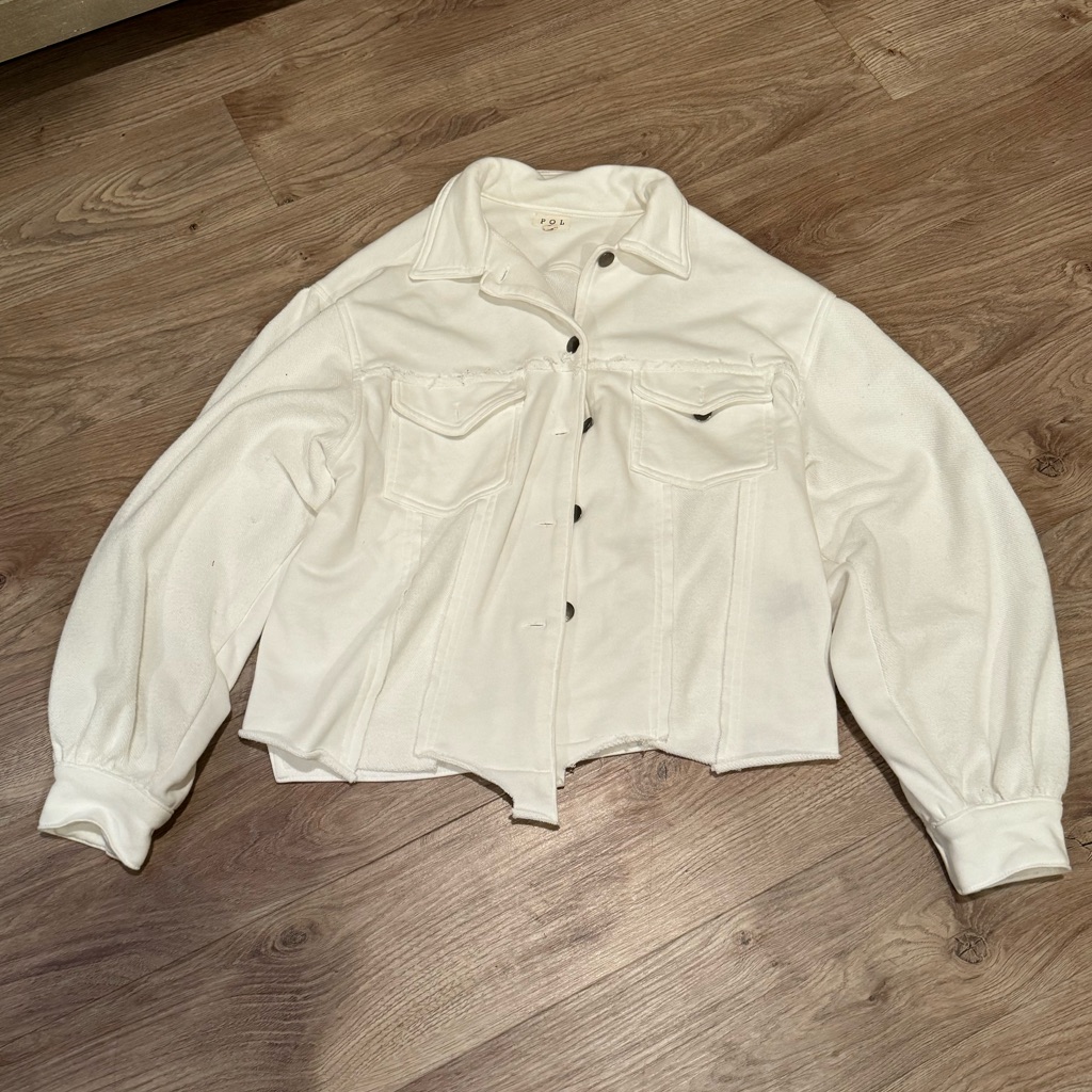 White Button Down Top